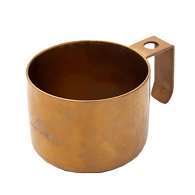 Taza para acampar Taza portátil para acampar taza ultraligera para té café cerveza para senderismo al aire libre Hugtrwg Para estrenar