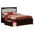 thumbnail image 1 of Leo & Lacey Urban Full Storage Platform Bed in Espresso, 1 of 4