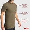 thumbnail image 2 of Soffe Men's 3 Pack - USA Poly/Cotton Military Tee, Tan, Large, 2 of 8