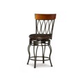 thumbnail image 3 of Linon Four Oval 24" Metal Counter Stool in Matte Bronze, 3 of 9
