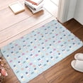 thumbnail image 6 of Bingfone Rabbit In The Rain Door Mat 16"x24" Front Entrance Non-Slip Low Profile Washable for Entryway, 6 of 7