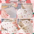 thumbnail image 3 of Lunch Bags for Women Insulated Reusable, Beige Strawberry Corduroy Lunch Box for Women - Leakproof Boite a Lunch Femme for Work/School/Picnic, Thermal Cooler Bag with Front Pocket, 3 of 7