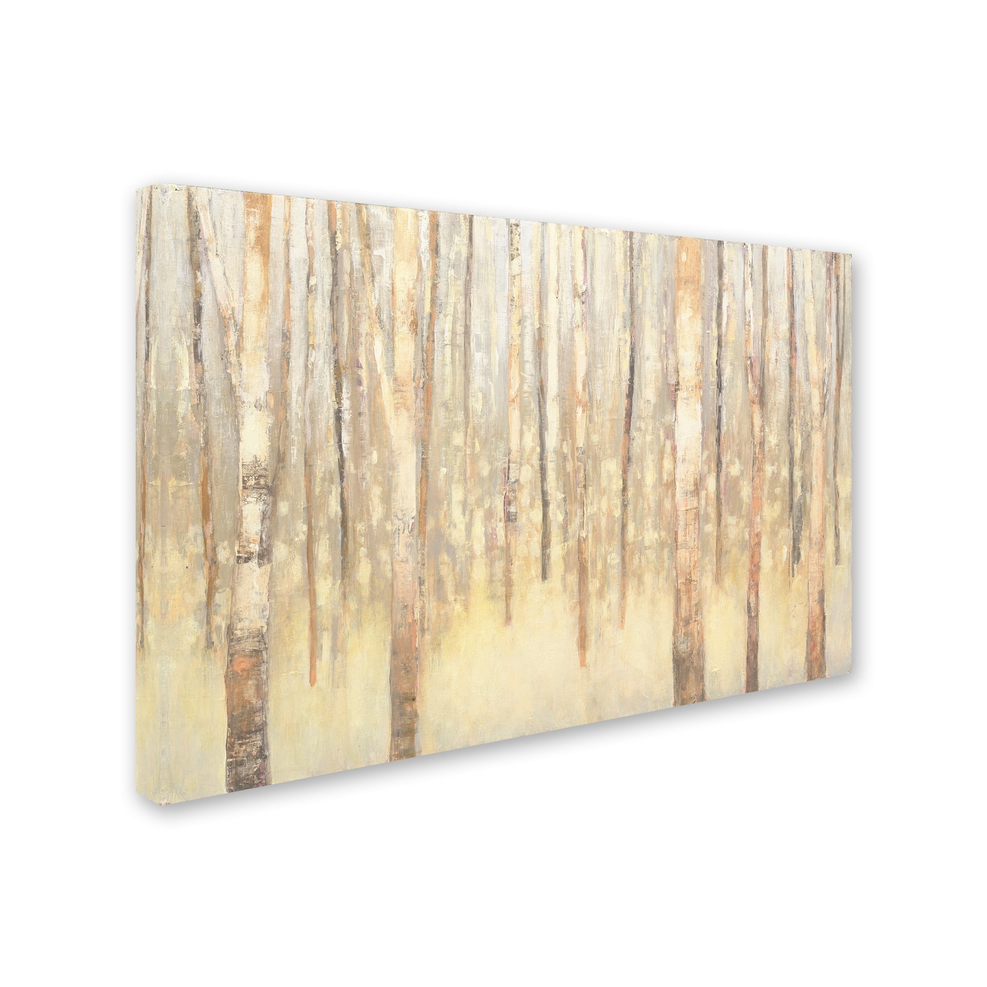 Trademark Fine Art 'Birches in Winter' Canvas Art by Julia Purinton