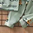 thumbnail image 6 of TOWED22 Toddler Boys Sleepwear 2Pcs Pajamas Set Long Sleeve Crewneck Top and Pants Cotton Jammies Pjs Fall Winter 6-12 Months 12-24 Months 2t 3t 4t 5t 6t 7t 8t 9t Children,Green,8-9 Y, 6 of 6