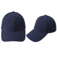 thumbnail image 5 of Hontri Baseball Caps Baseball Cap Blank Hat Solid Color Adjustable Hat Blue Baseball Caps Blue, 5 of 9
