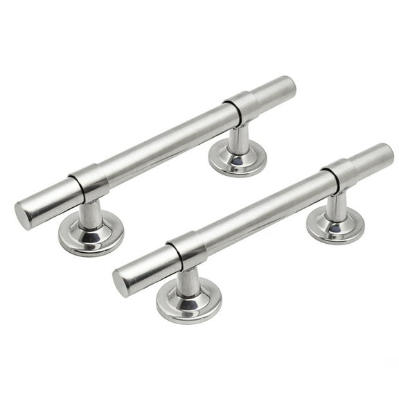 Raindrops Stainless Steel Door Knob Adjustable Handle Security Door Handle Durable Door Grab Bar for Home Office Bar Shop