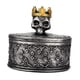 thumbnail image 5 of Pequeño mini organizador de joyas Mini Caja De Organización De Joyas Cráneo Anillos Collar Magideal Pequeño mini organizador de joyas, 5 of 7
