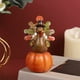 thumbnail image 4 of Decoraciones de mesa de pavo calabaza para Acción de Gracias - Set de figuritas de resina, centro de mesa de la cosecha de otoño para casa, escritorio o repisa, 4 of 6