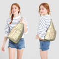 thumbnail image 4 of Foodie Sling Backpack – Delicious Dessert & Candy Pattern Shoulder Bag, Fashionable Lightweight Daypack for Work & School, 4 of 4