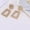 Gold, variant on Bilqis Deals New Fashion Geometric Trapezoidal Earrings Long Metal Earrings Women Earrings