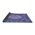 thumbnail image 2 of Ahgly Company Indoor Round Medallion Blue French Area Rugs, 7' Round, 2 of 4
