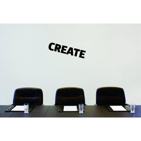 Decal - Peel & Stick Wall Sticker Create Text Lettering Life Quote Home Decor Picture Art 12 x 30 Inches