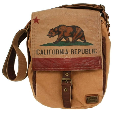 California Republic Small Crossbody Messenger Bag California Republic Small Crossbody Messenger Bag