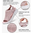 thumbnail image 4 of Women Walking Sandals Arch Support Orthotic Comfortable Plantar Fasciitis Sandals Non-slip Casual Open Toe Sport Sandals for Athletic Summer Beach, 4 of 8