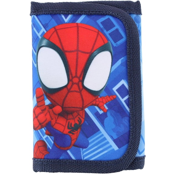 Textiel Trade Kid's The Amazing Spidey Tri-Fold Hook & Loop Wallet
