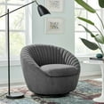 thumbnail image 3 of Modway Whirr Tufted Fabric Swivel Chair, 3 of 7