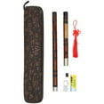 thumbnail image 1 of Fosa ZD-03 C Clé Kit de Flûte en Bambou Sec Amer Traditionnel Culturel Ensemble d'Instruments, 1 of 8