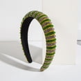 thumbnail image 1 of Diadema con cuentas tejidas a mano para el cabello Homing Hair Hoop, estilo barroco, esponja, accesorios simples para el cabello facial para mujer, 1 of 6