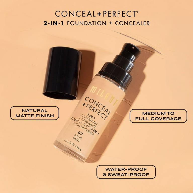 Milani Conceal + Perfect 2-in-1 Foundation + Concealer, Creamy