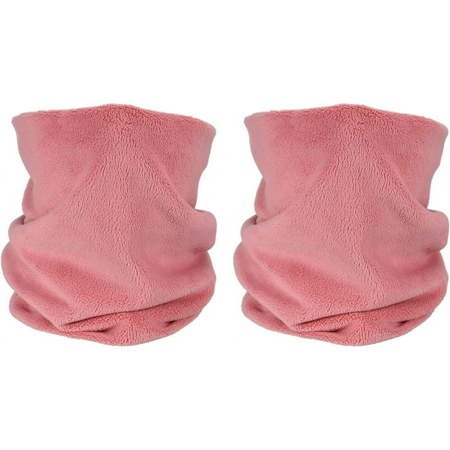 HUGFEGWE Winter Neck Warmer, Warm Face Scarf Fleece Face Covering Windproof Neck Gaiter CJB91-15098