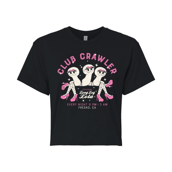 Instant Message - Club Crawler Cropped Graphic T-Shirt
