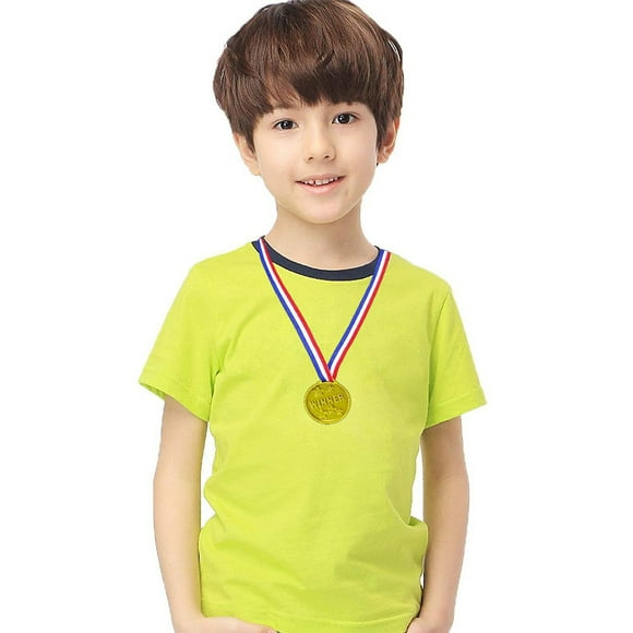Baohd 50X Winners Medal Sports Prize DIY Props Fine Workmanship Lightweight Entertainment Party Prop Awards Toy Plastic Medals Silver