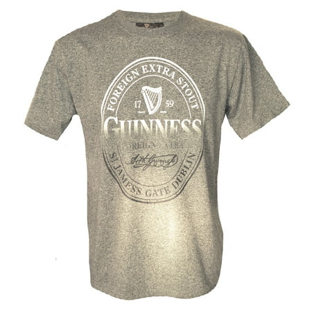 Guinness T-Shirt With Foreign Extra Stout Bottle Label Print, (Coopers Best Extra Stout)