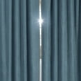 thumbnail image 4 of Ovation Blue Thermal Cross Linen Weave Blackout Grommet Curtain (1 Panel), Ovation Blue, 50W X 120L, 4 of 6