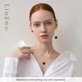 thumbnail image 5 of Linawe Black Gold Plated Heart Necklace, Layered Choker Pendant Necklaces for Women Trendy, Stainless Steel Gold Plated Chain Necklace, Y2K Stacked Necklace Preppy Jewelry, 5 of 7