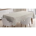 thumbnail image 1 of Ambesonne Flower Tablecloth Rectangular Table Cover, Soft Toned Romantic Bouquet, 60"x90", Sage Green Eggshell, 1 of 3
