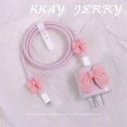 thumbnail image 1 of 3D Bow Shape Charging Case Protective Cable Winder Full Package Protect Wire Protection Anti Rupture For Women Girl For IPhone Style B 03, 1 of 6