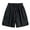 Black, variant on Oversized Men's Sport Shorts with Pockets Solid Color Drawstring Elastic Waist Casual Half Shorts Size XL(6)Purple