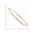 thumbnail image 2 of JbSPs 10K White Gold Slip-On Bangle Bracelet, 2 of 2