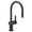 Matte Black, variant on MOEN 7622EVBL Cia Single-Handle Smart Touchless Pull Down Sprayer Kitchen Faucet with Voice Control and Power Clean in Matte Black