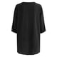 thumbnail image 5 of Top estampado de manga larga y cuello en V para mujer, transpirable, corte holgado, largo hasta la cadera, para leggings, tallas S-XXL, 5 of 5
