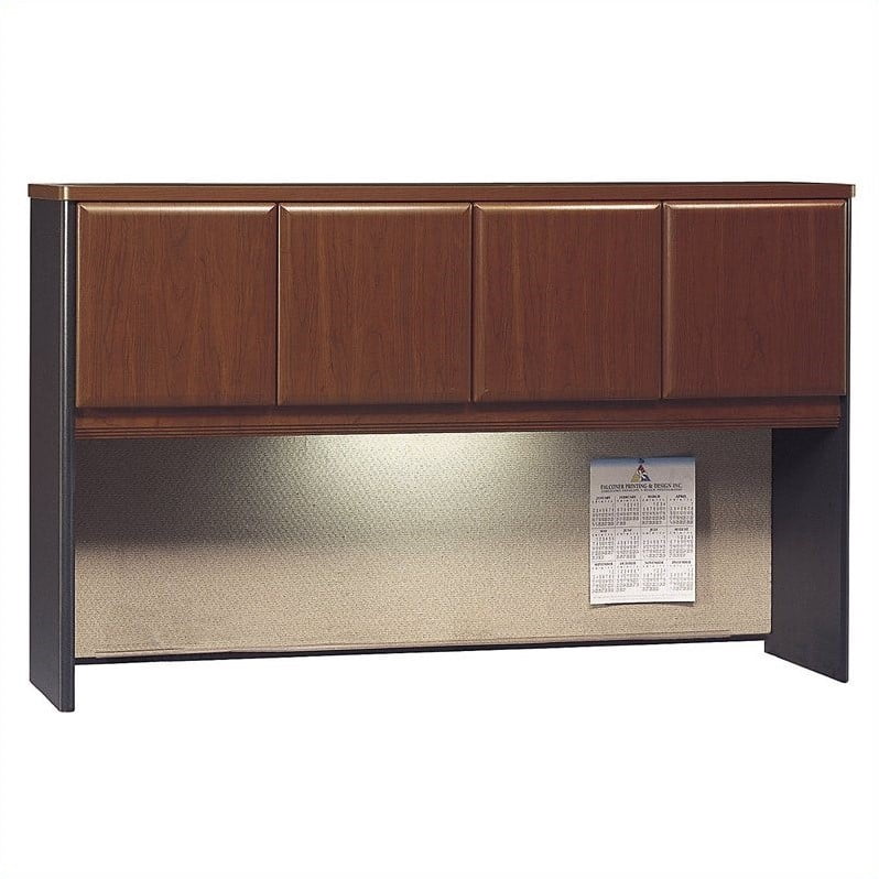 Bush Business Furniture Series A Collection 60W Hutch in Hansen Cherry