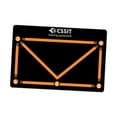 thumbnail image 3 of Alfombra de entrenamiento de fútbol, ​​alfombra portátil resistente al desgaste, antideslizante, alfombra de entrenamiento para niños, principiantes, Naranja, 3 of 8