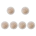 thumbnail image 4 of balikha 6pcs Christmas Macrame Wooden Ornaments in Handcrafted DIY Round Disks for The Crafts Kids Suspended Crafts Decorations Decorations Set E, 4 of 9