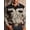 Black, variant on Men's Western Shirt Cowboy Soft Casual Button Down Shirt with Pockets Gray L