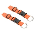 thumbnail image 1 of Correas de Conector de Equipaje 1x6.3" Cinturón de Viaje Agarre Añadir una Correa con Hebilla de Anillo, Naranja 4 Paquete, 1 of 6
