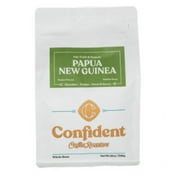 Confident Coffee - Papua New Guinea, Whole Bean Coffee, Medium Roast, 10oz
