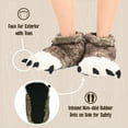 thumbnail image 5 of LazyOne Animal Paw Slippers, Wolf, Child and Adult Unisex Furry Slipper, Medium, 5 of 7