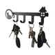 thumbnail image 2 of Kearding Organizador de llaves multiusos negro con 4 ganchos para decoración, versátil y elegante Almacenamiento y organización del hogar Perro 25.5×7×3.5cm, 2 of 6