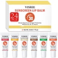 thumbnail image 1 of Protector labial VISRIE SPF 30, paquete de 24 unidades con aromas, 1 of 7