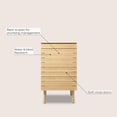 thumbnail image 4 of JONATHAN Y Aubert 20 in. W x 18 in. D x 33 in. H, Thick Linear Slat 2-Shelf, Bath Vanity Cabinet ONLY, Oak, VAN1000A, 4 of 7