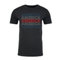 thumbnail image 2 of America Red White and Blue Men's T-shirt, 4th of July T-shirts for Men - Charcoal MH200PATRIOT S20 3XL, 2 of 3