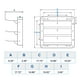 thumbnail image 2 of Shutter Louver Vent iPower de aluminio cuadrado de 14 pulgadas, paquete de 2 unidades, 2 of 7