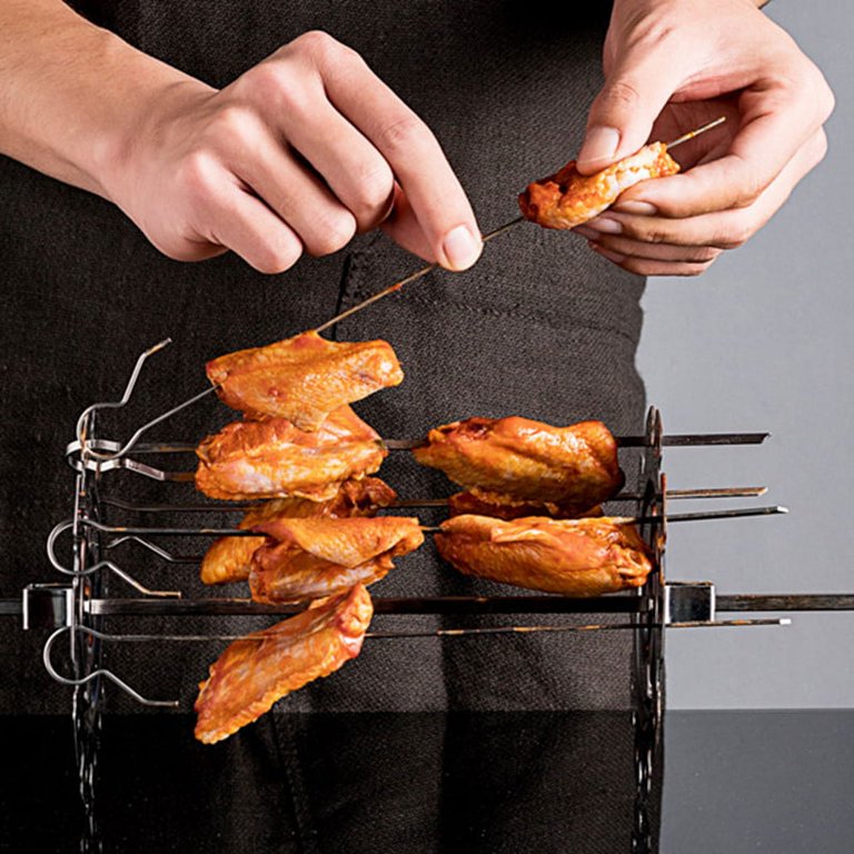 Weber rotisserie clearance skewer system