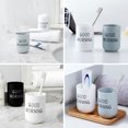 thumbnail image 2 of Yeacher Holder Cup Toothpaste Holder Travel Container Electric Case Flosser Storage Organizer Mugs Towel Toothpaste Holder, 2 of 8