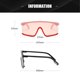 thumbnail image 3 of Gafas de sol retro europeas y americanas de una pieza con montura grande, hechas de PC, 3 of 6